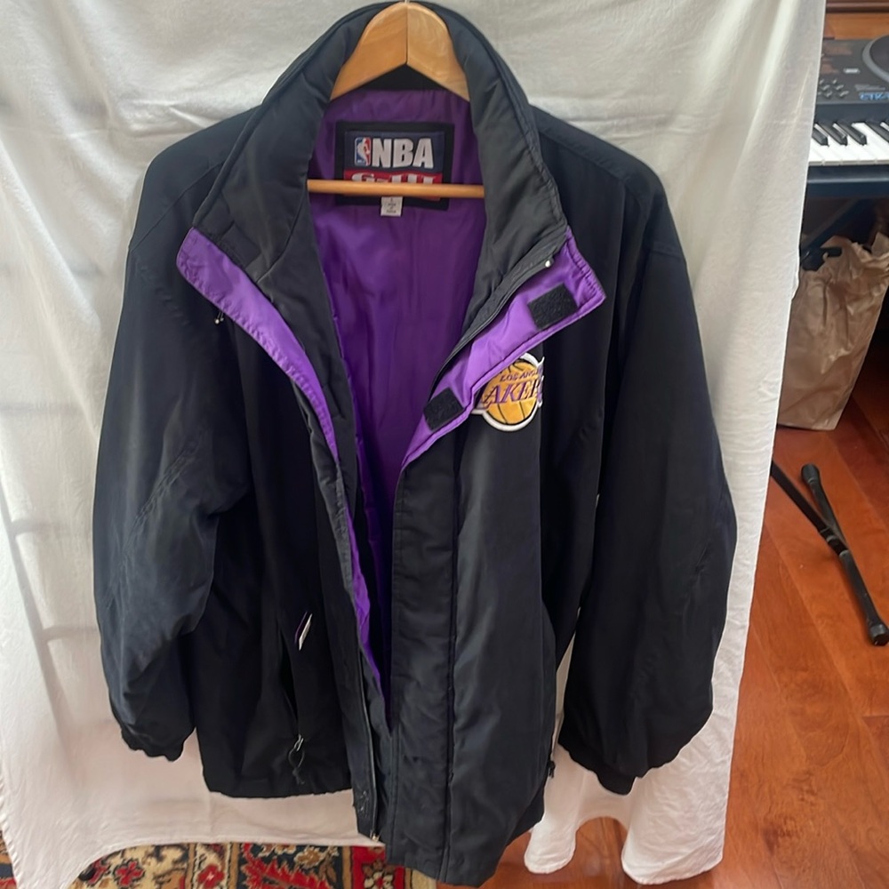 Vintage NBA G-III & Carl Banks Lakers Hooded Jacket size Large